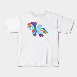 Winter Rainbow Dash 2 Kids T-Shirt